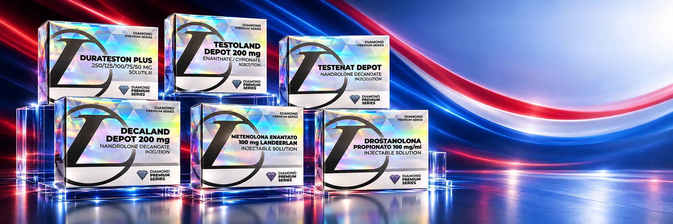 Caixas da linha Diamond Premium Series da Landerlan
