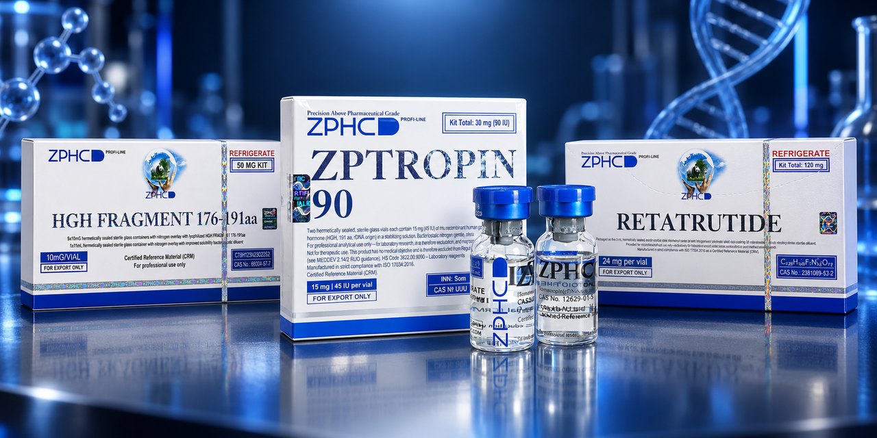 Caixas ZPHC: HGH Fragment 176-191, Zptropin 90 e Retatrutide