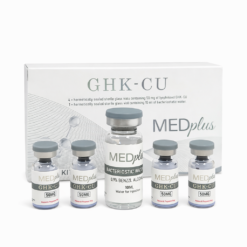 GHK-Cu — Med Plus 200mg KIT 4 ampolas de 50mg + 10ml Água Bacteriostática
