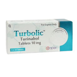 Turinabol — Cooper Pharma Turbolic 10mg 50 comprimidos