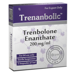 Enantato de Trembolona — Cooper Pharma Trenanbolic Enantato de Trenbolona 200mg/ml 5 Ampolas 1ml