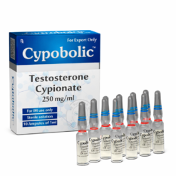 Cipionato de Testosterona — Cooper Pharma Cypobolic Testosterone Cypionate 250mg 1ml x 10 Ampolas Testosterona Cipionato