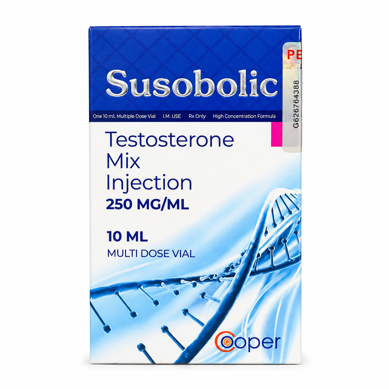 Durateston — Cooper Pharma Susobolic Testosterona 250mg/ml 10ml Ampola