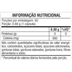 NAC — Vitafor N Acetil Cisteina 60 cápsulas
