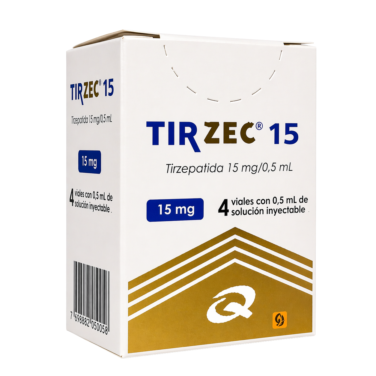 Tirzepatida — Tirzec 15mg 4 ampolas