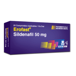 Sildenafil — Eticos Erofast 50 mg 20 Comprimidos
