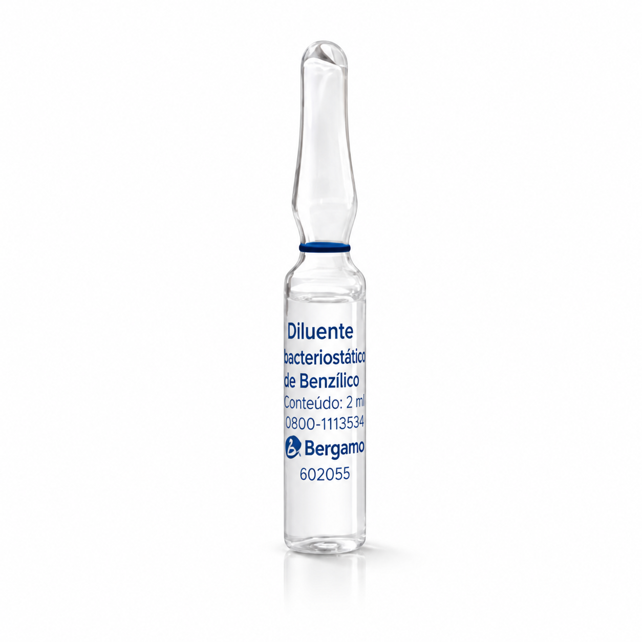 Água Bacteriostática — Bergamo Diluente Bacteriostático Água Ampola 2ml