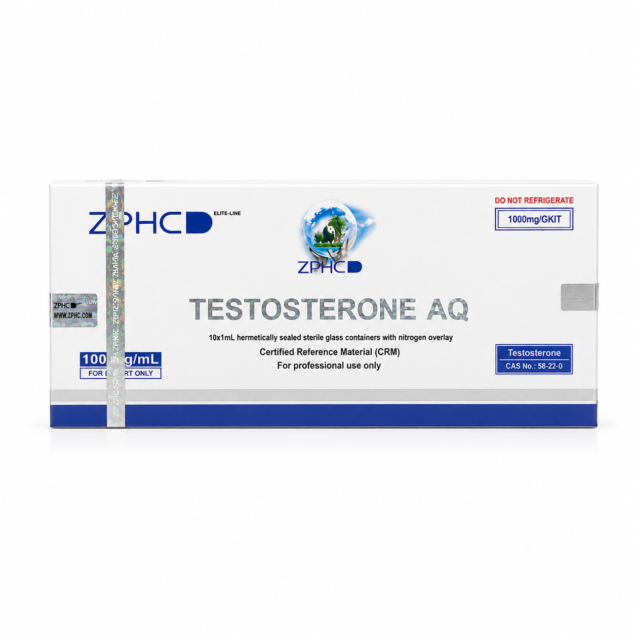 Testosterona — ZPHC Aquosa 100mg/mL