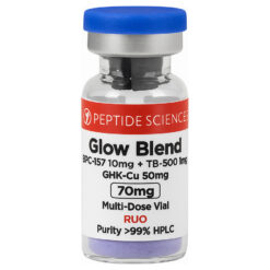 GHK-Cu — Peptide Sciences Glow Blend 70mg 50mg + TB-500 10mg + BPC-157 10mg