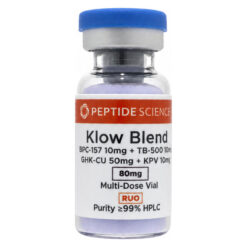 GHK-Cu — Peptide Sciences Klow Blend 80mg 50mg + TB-500 10mg + BPC-157 10mg + KPV 10mg