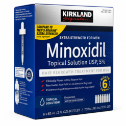 Minoxidil — Kirkland Solução Tópica 5% 5% 6x60mL