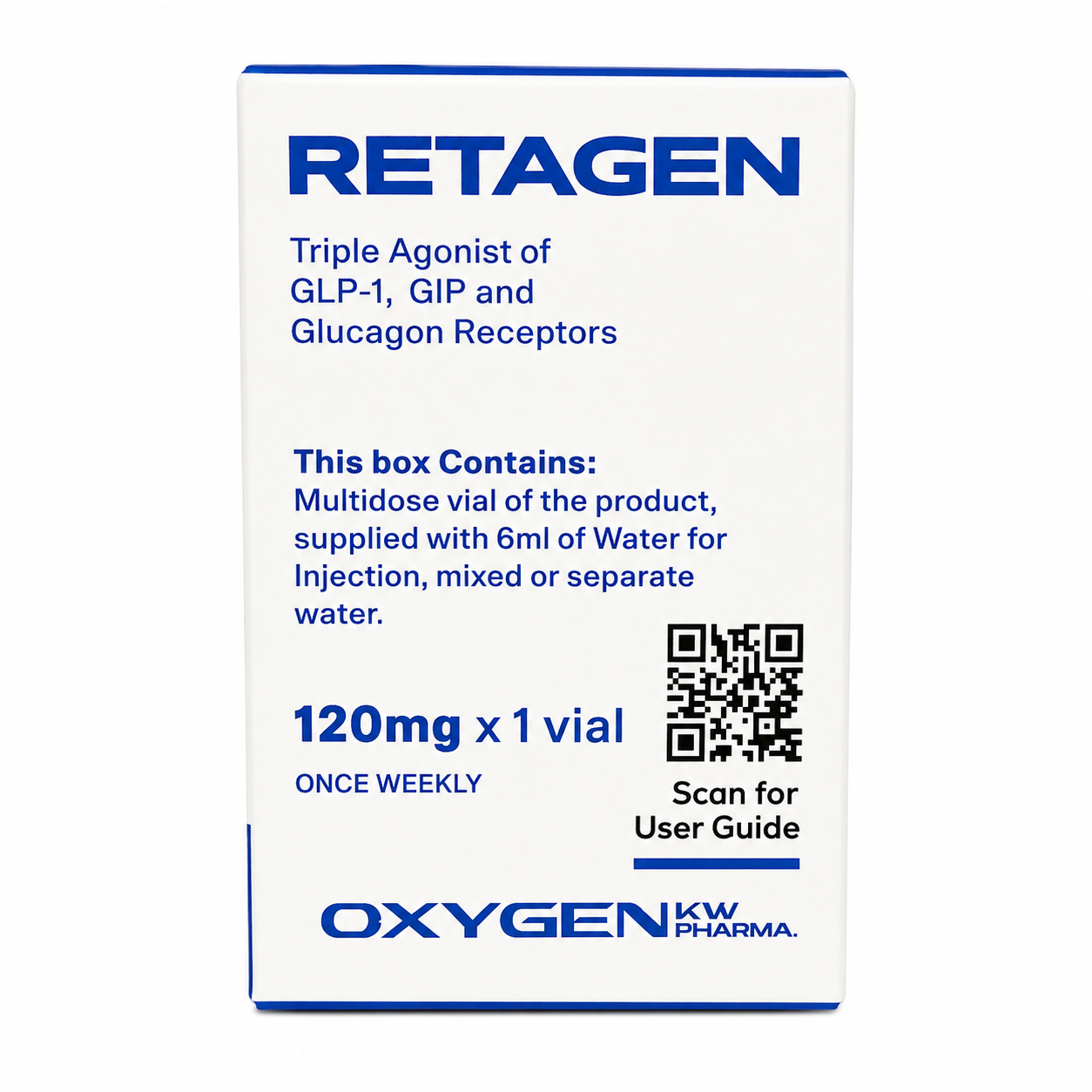 Retatrutida — Oxygen Retagen 120mg 1 Vial